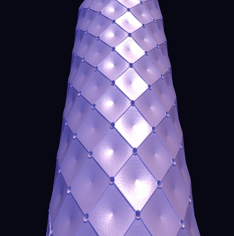 Depth-mapped cushion roller
